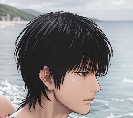 27633-4005074465-mastepiece,best quality,1boy,beach,solo,short hair, black hair,_.png